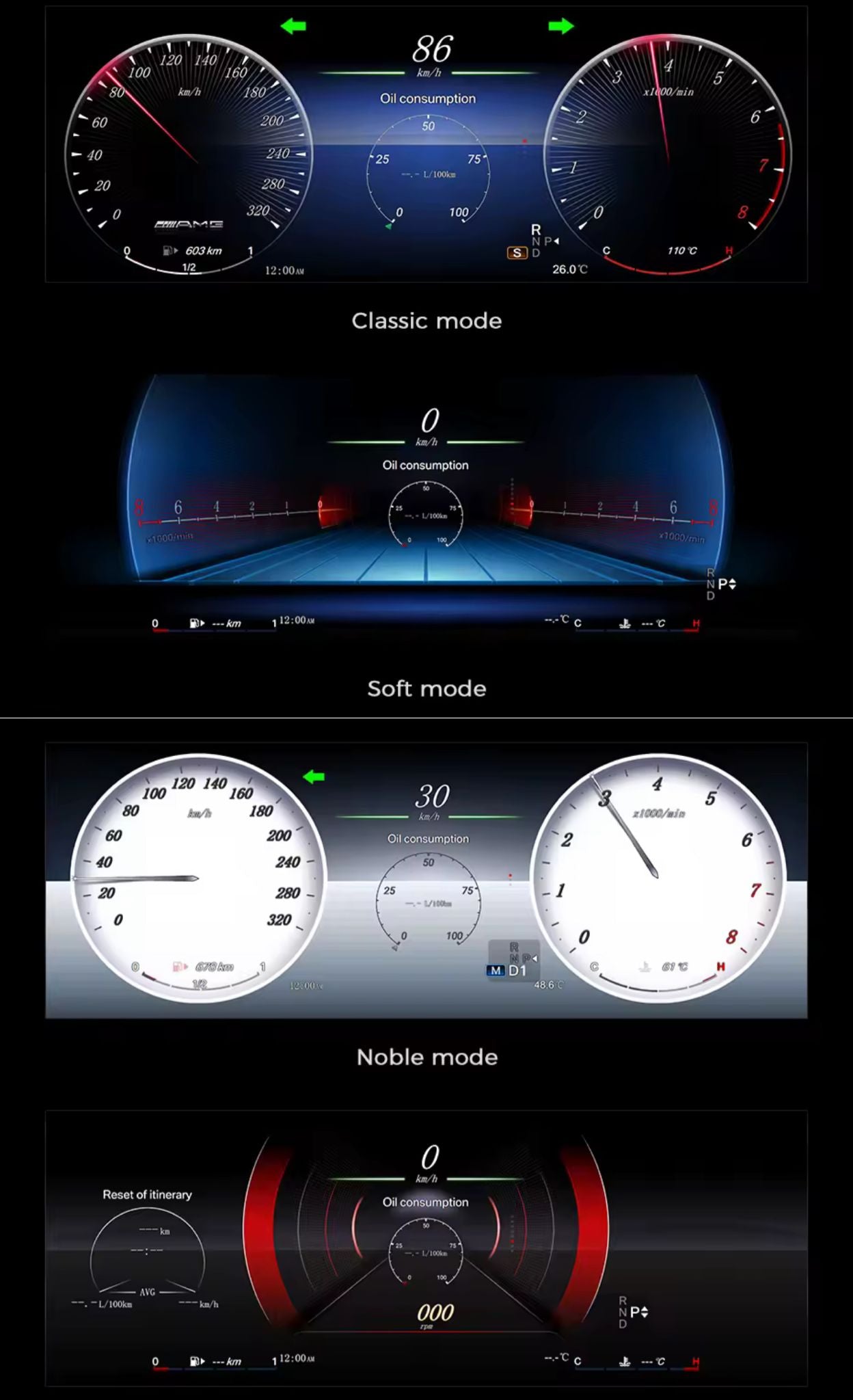 Ceasuri Digitale Mercedes-Benz